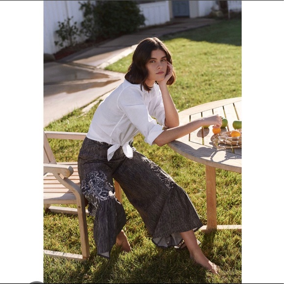 NWT Anthropologie Pilcro Oceana Wide-Leg Pant - Picture 5 of 12